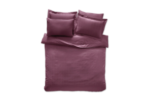 Lenjerie de pat dublu 200×220 cm, 6 piese, saten, Destra Duvet
