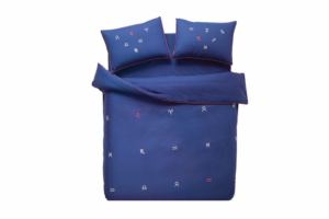 Lenjerie de pat dublu 220×240 cm, 4 piese, bumbac 100%, Vega