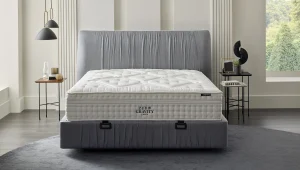 Saltea ortopedica  YATAS BEDDING -  Zero Gravity Latex - saltea cu arcuri individuale, fermitate medie